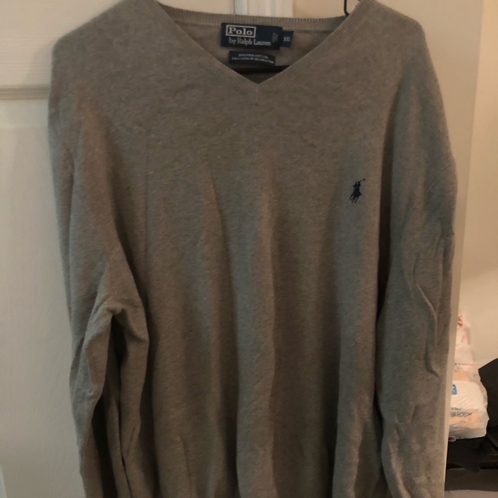 Men’s Polo Ralph Lauren Sweater Grey XXL